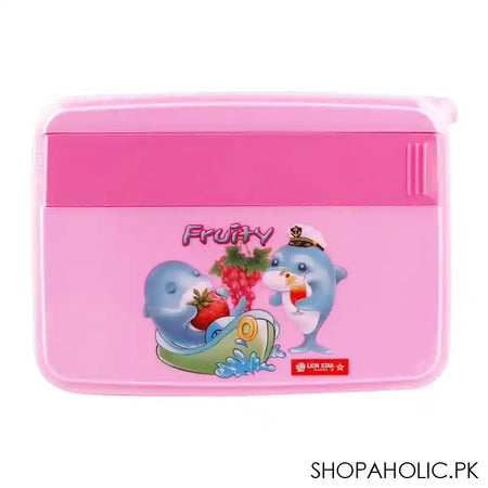 Lion Star Mario Pink Lunch Box - Main Image
