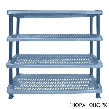 Lion Star Maxi Shoes Rack, 4 Stacks, Blue, A-54 - Main Image