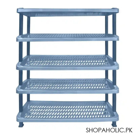 Lion Star Maxi Shoes Rack, 5 Stacks, Blue, A-55 - Image 3