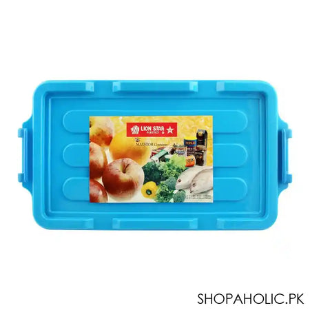 Lion Star Maxstor Food Container, 01 Blue, 11x7x4 Inches, JX-11 - Image 2