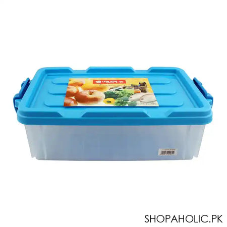 Lion Star Maxstor Food Container, 01 Blue, 11x7x4 Inches, JX-11 - Main Image