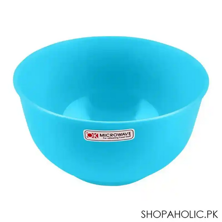 lion star microwave soup bowl, blue, 5 inches diameter, 530ml, mw 29 main image