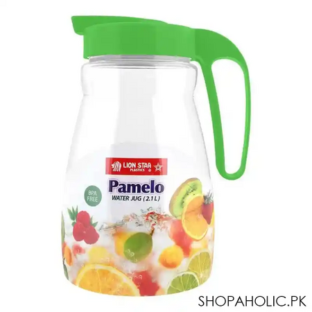 lion star pamelao water jug, 2.1 liters, green, k 36 main image