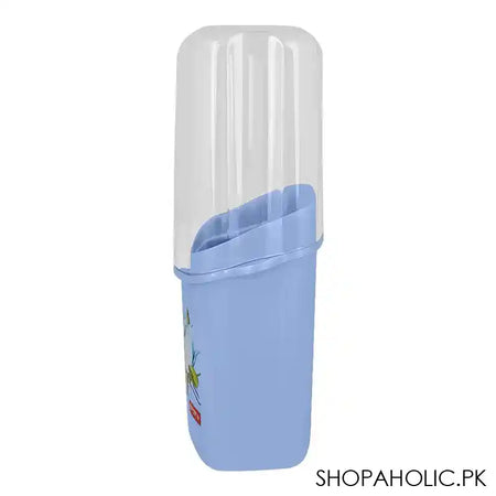 Lion Star Plastic Adora Cutlery Keeper, 5 Compartments, 6.7in x 3.9in x 10.8in, Blue, TS-33 - Image 6