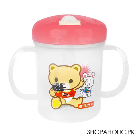 Lion Star Plastic Chise Mug, 250ml Capacity, Pink, GL-71 - Main Image