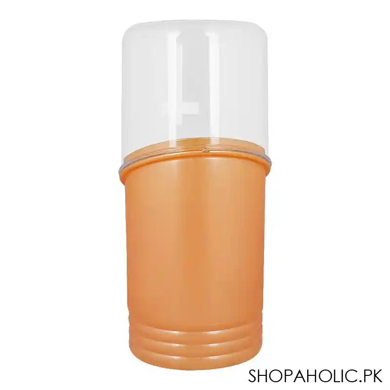 Lion Star Plastic Napoli Cutlery Keeper, 3 Compartments, 4.6in x 8.9in, Orange, TS-12 - Image 2
