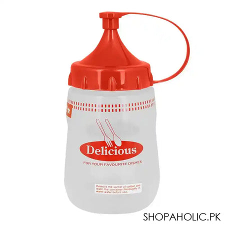 Lion Star Plastic Sauce Keeper, 325ml Capacity, Red, TS-46 - Main Image