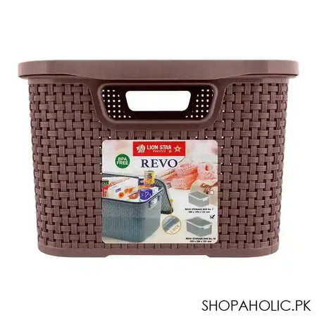 Lion Star Revo Storage Box, Brown, CA-13 - Image 3