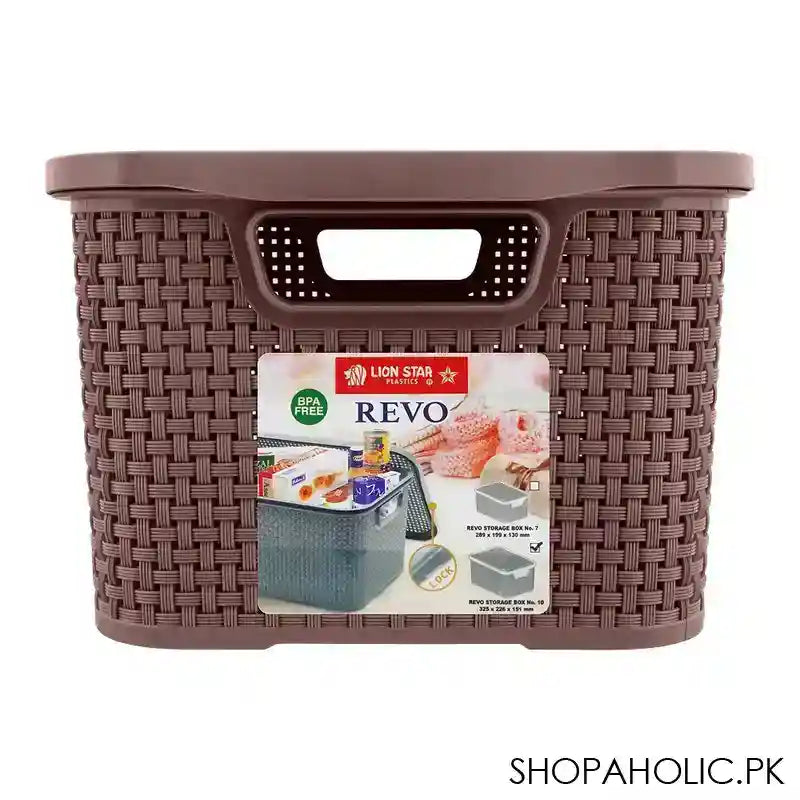 Lion Star Revo Storage Box, Brown, CA-13 - Image 3