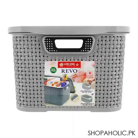 Lion Star Revo Storage Box, Grey, CA-13 - Image 4