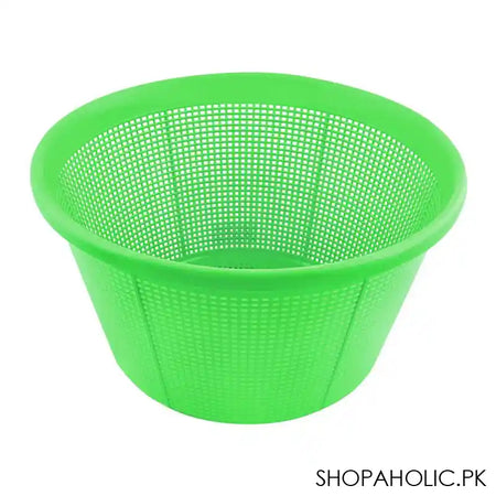 Lion Star Round Basket, 9.5x6 Inches, Green, BW-3 - Main Image
