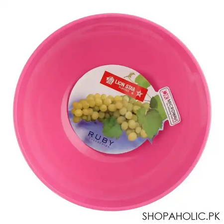 lion star ruby bowl, pink, 750ml, 6x3 inches, mw 18 image2