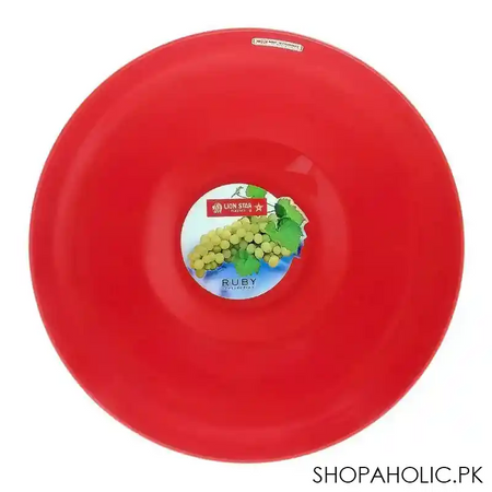 lion star ruby bowl, red, 3200ml, 10 inches diameter, mw 20 image2
