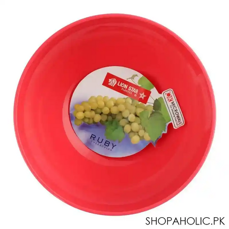 lion star ruby microwave bowl, pink, 450ml, mw 17 image2