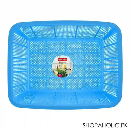 Lion Star Square Basket, Medium, Blue, 15x11.5x5 Inches, BW-27 - Image 2