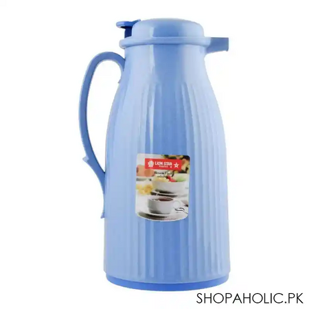 lion star vacuum flask athena thermos, blue, 1 liter, va 1 image2