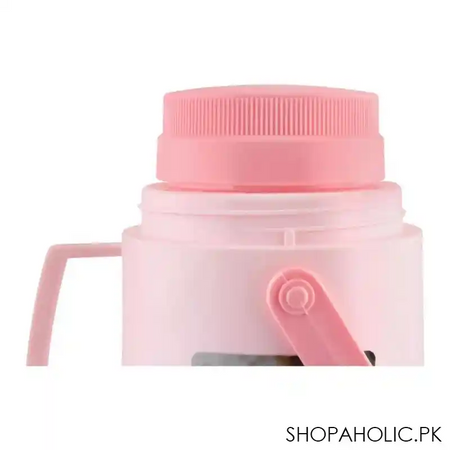 lion star vacuum flask bottle, with bell handle, pink, 450ml, bt 4 image3