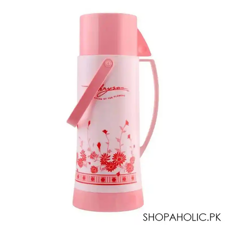 lion star vacuum flask bottle, with bell handle, pink, 450ml, bt 4 main image
