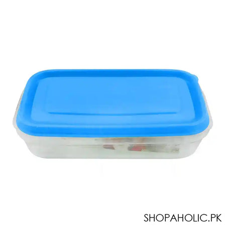 Lion Star Vitto Seal Ware Food Container, Blue, 7x4x2 Inches, 480ml, VT-4 - Main Image