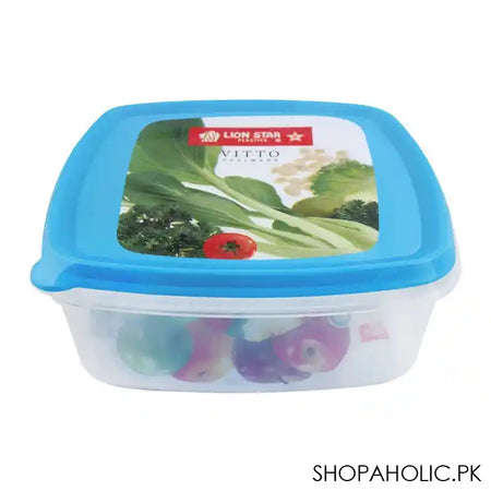 Lion Star Vitto Seal Ware Food Container, Blue, 7x6x2 Inches, 750ml, VT-1 - Main Image