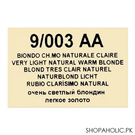 lisap milano lk 1:2 cream color, 9/003 aa very light natural warm blonde, 100ml image5