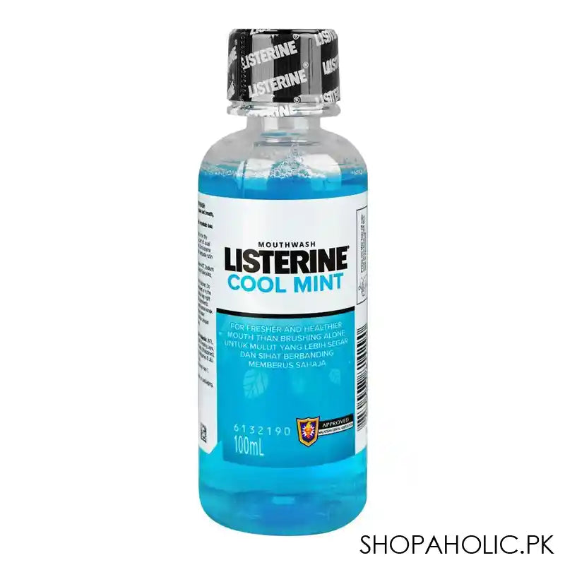 Listerine Cool Mint Mouth Wash, 100ml - Main Image