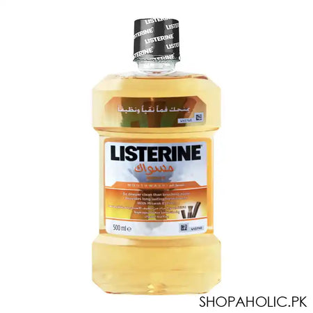 Listerine Miswak Mouthwash, 500ml - Main Image