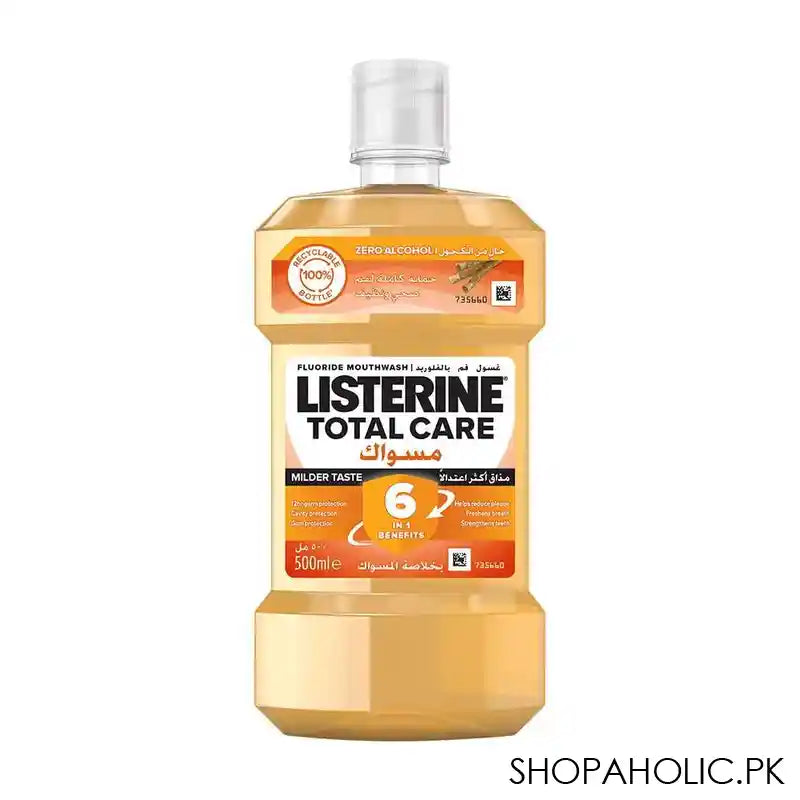 Listerine Miswak Mouthwash, 500ml - Image 3