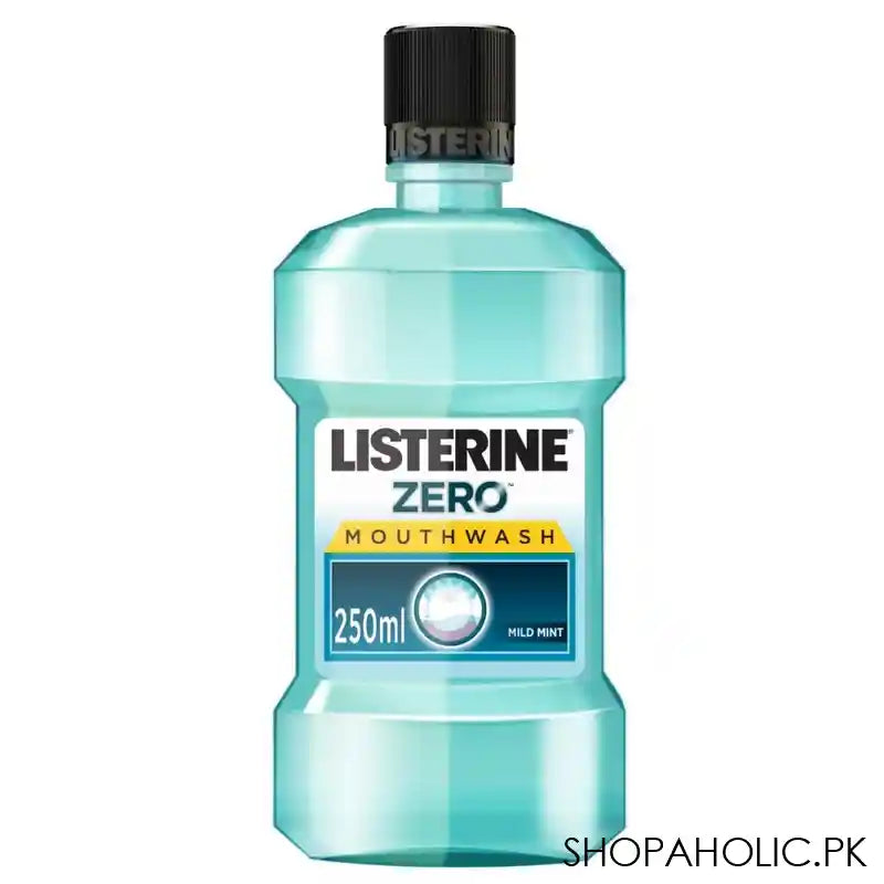 Listerine Zero Mild Mint Mouthwash, Zero Alcohol, 250ml - Main Image