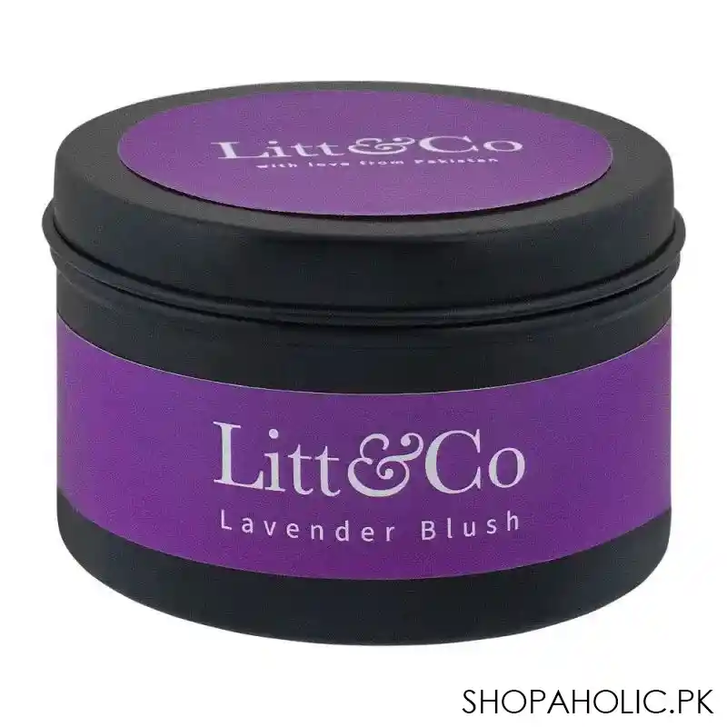 litt & co lavender blush fragranced candle main image