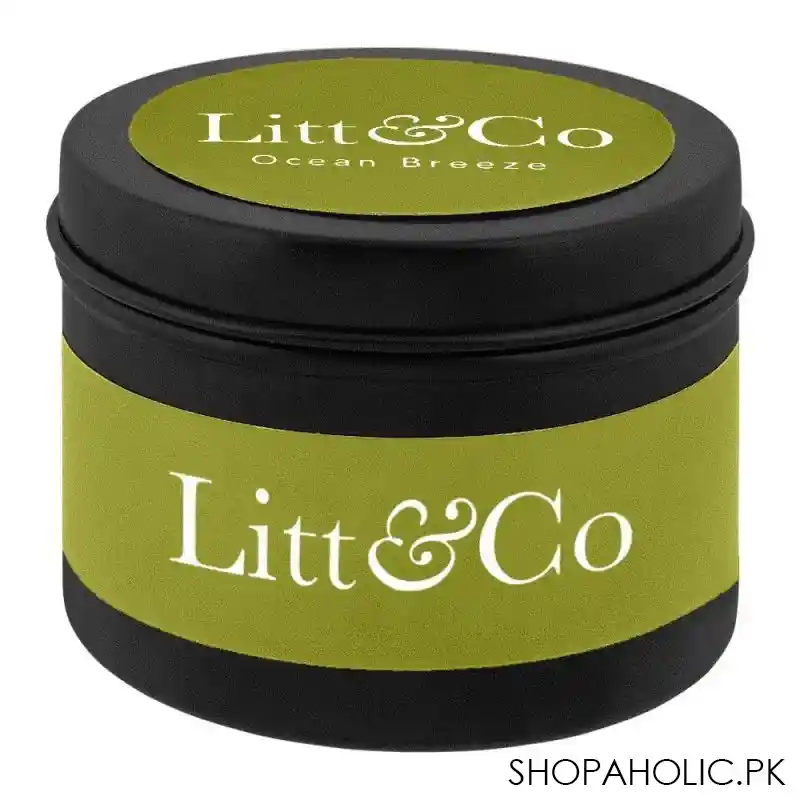 litt & co ocean breeze fragranced candle main image