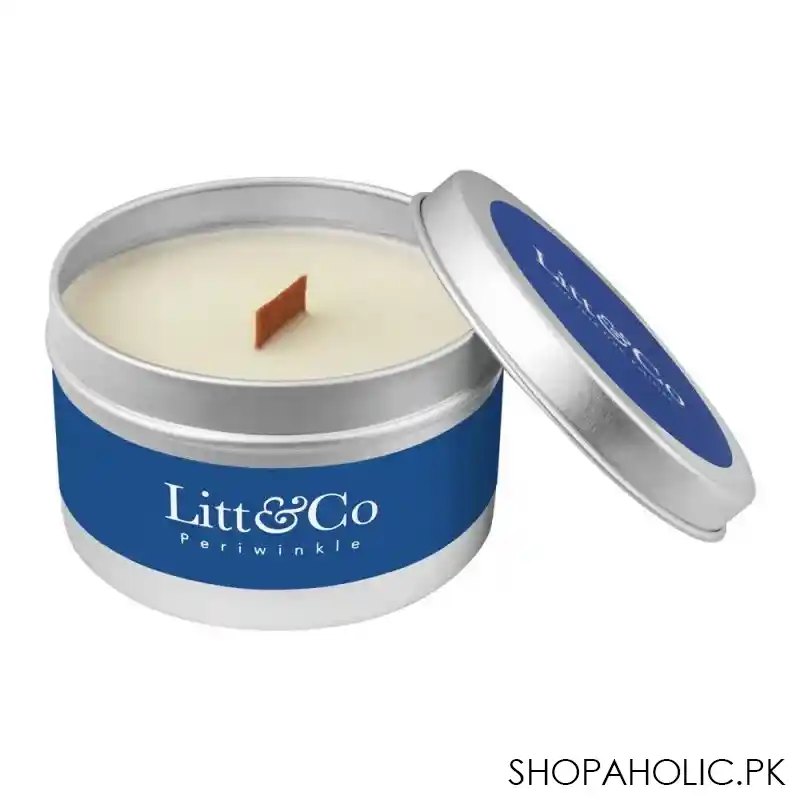 litt & co periwrinkle fragranced candle main image
