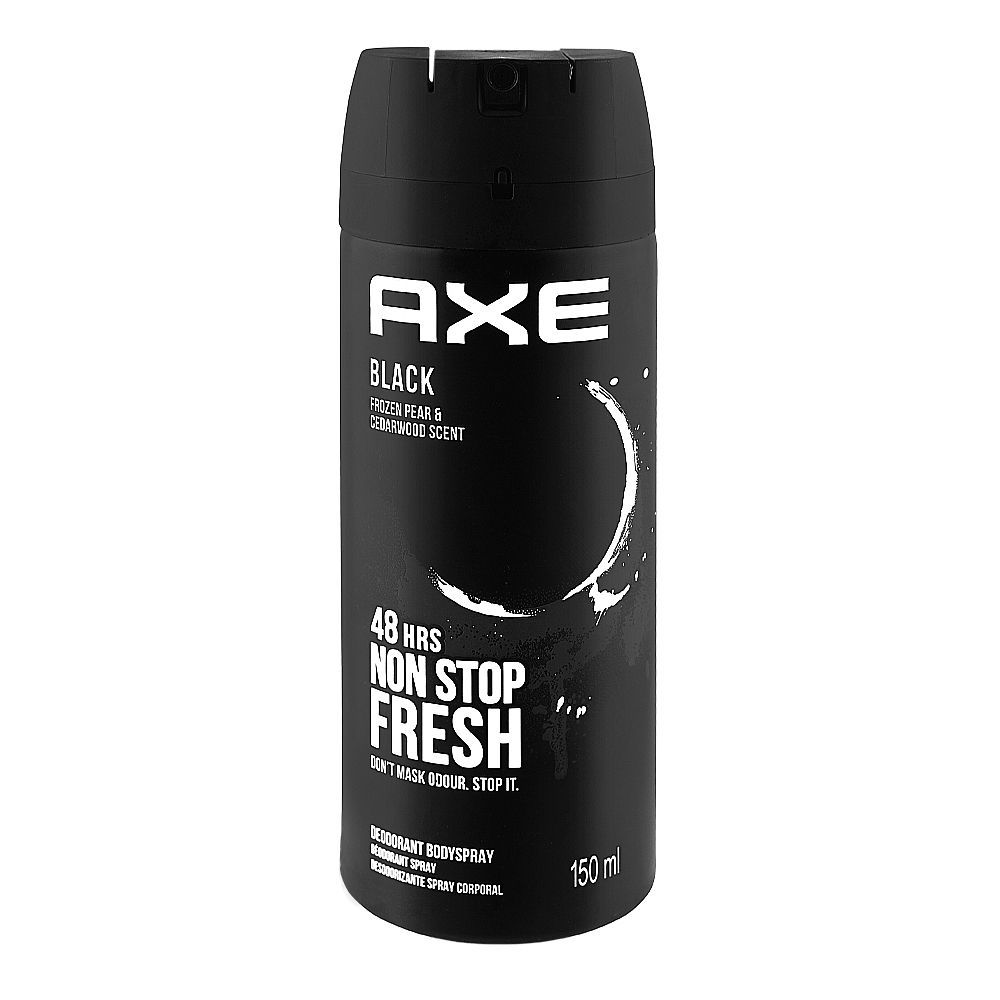 Axe Black 48H Fresh Deodorant Spray For Men, 150ml - Main Image