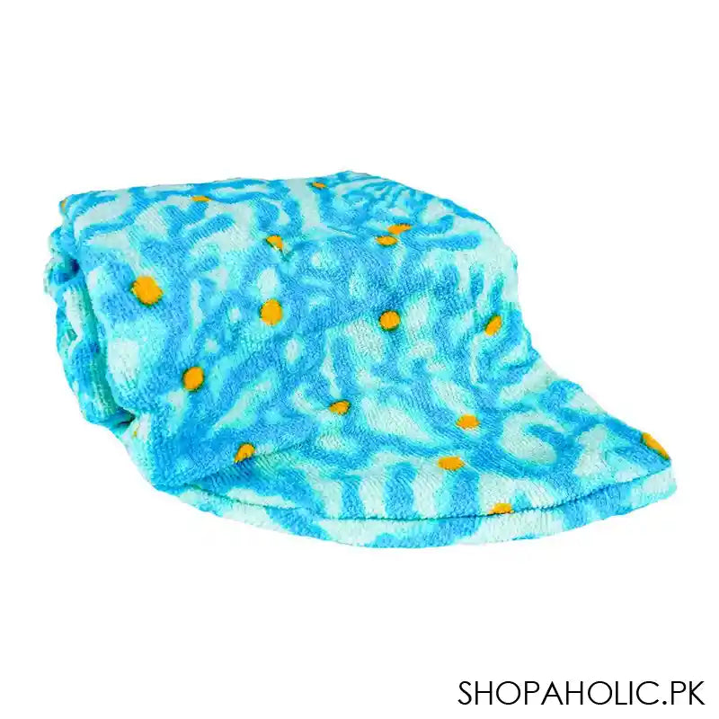 Loccx Aral Reef Micro Fiber Hair Towel Wrap, Easy Wrap, Comfortable Fit, ST-1-AR-EW - Main Image