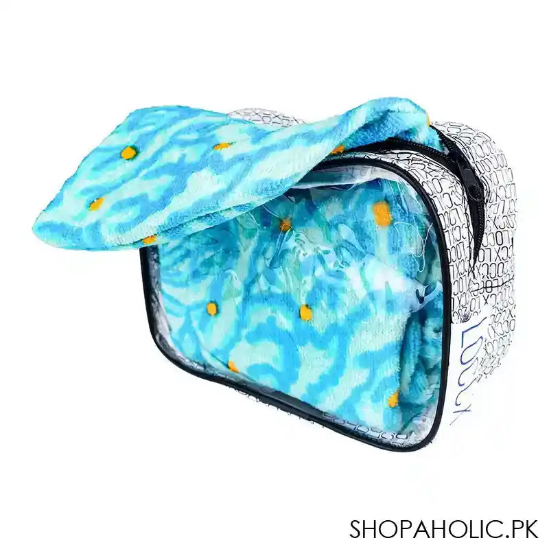 Loccx Aral Reef Micro Fiber Hair Towel Wrap, Easy Wrap, Comfortable Fit, ST-1-AR-EW - Image 4