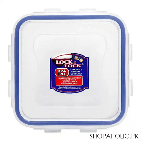 lock & lock air tight square tall food container, 680ml, llhpl851 image3