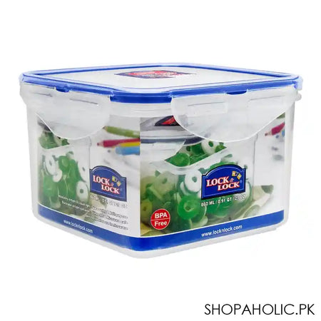 Lock & Lock Air Tight Square Tall Food Container, 860ml, LLHPL855 - Image 3
