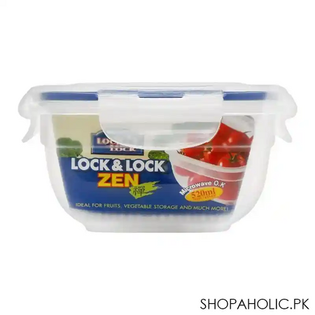 lock & lock air tight square zen style container, 520ml, llhsm8430 image2