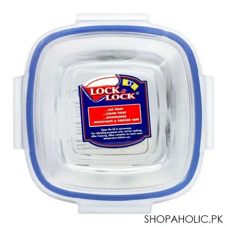 lock & lock air tight square zen style container, 520ml, llhsm8430 image3