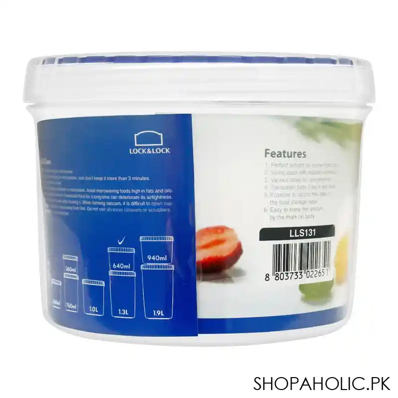 Lock & Lock Air Tight Twist Container, 640ml, LLLLS131 - Image 2