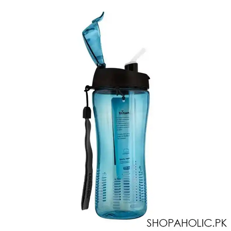 lock & lock bisfree sports bottle llabf628b, with straw blue, 550ml image2