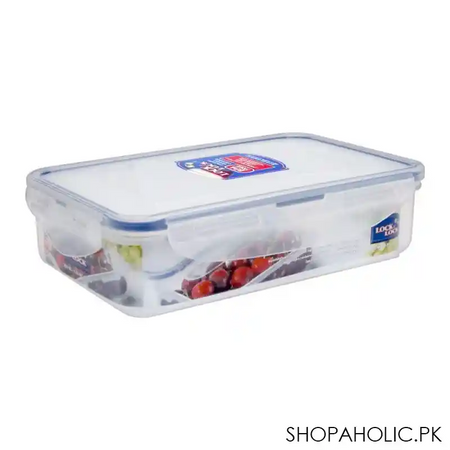 lock & lock rectangular short food container, 800ml, llhpl816 main image