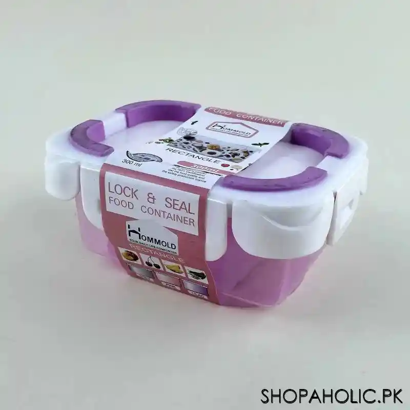 lock and seal food box 300ml (small) main image