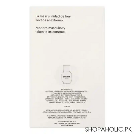 loewe esencia pour homme eau de toilette, fragrance for men, 100ml image3
