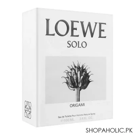loewe solo origami eau de toilette, fragrance for men, 100ml image2