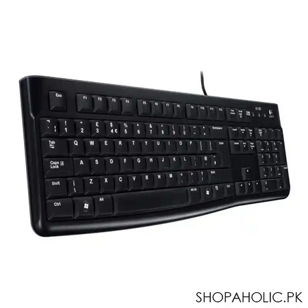 logitech k120 plug and play usb keyboard, black main image