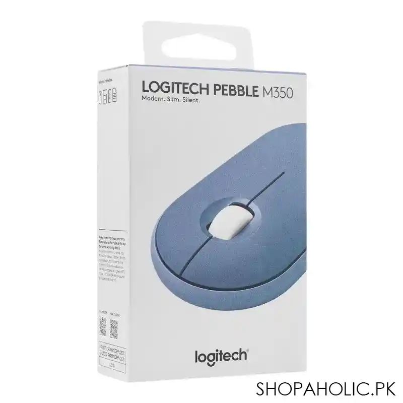 logitech pebble wireless mouse, blue berry, m350 image5