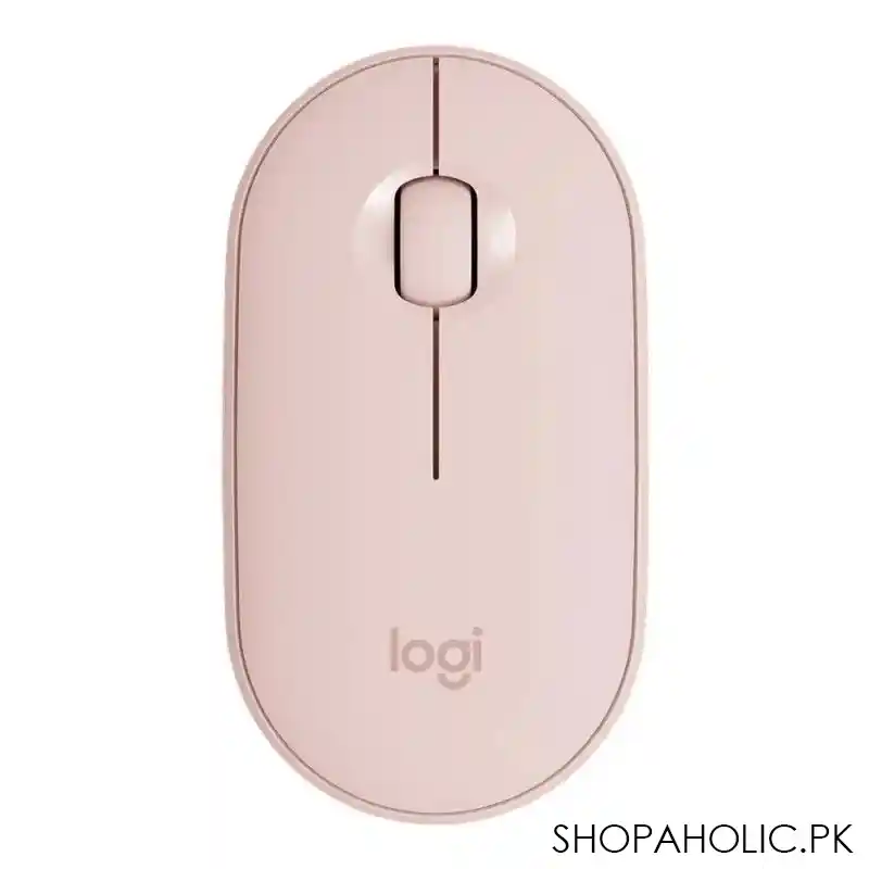 logitech pebble wireless mouse, pink, m350 main image