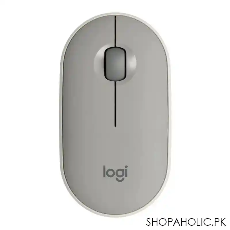 logitech pebble wireless mouse, sand, m350 main image