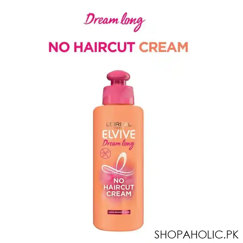l'oreal paris elvive dream long no hair cut cream, for long damaged hair, 200ml image2